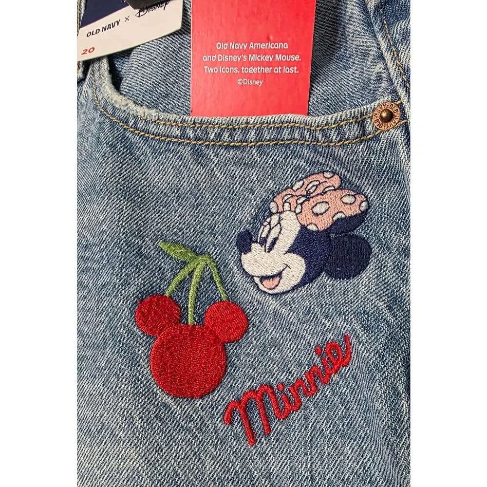Old Navy x Disney High Waisted OG Jean Cut Off Shorts Size 20 - Picture 2 of 7